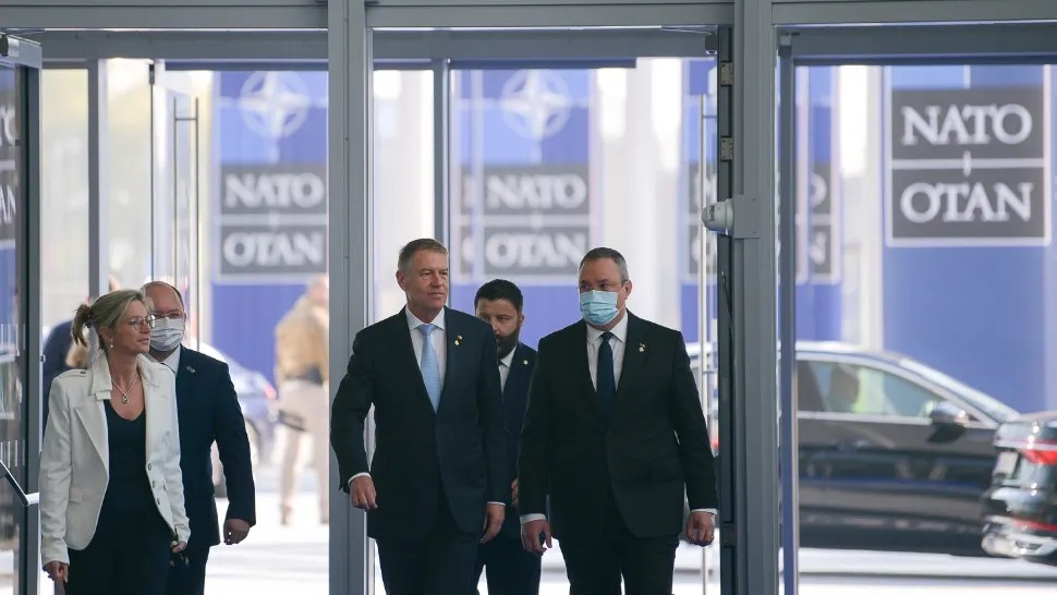 Klaus Iohannis și Nicolae Cicucă / Foto: Facebook Klaus Iohannis