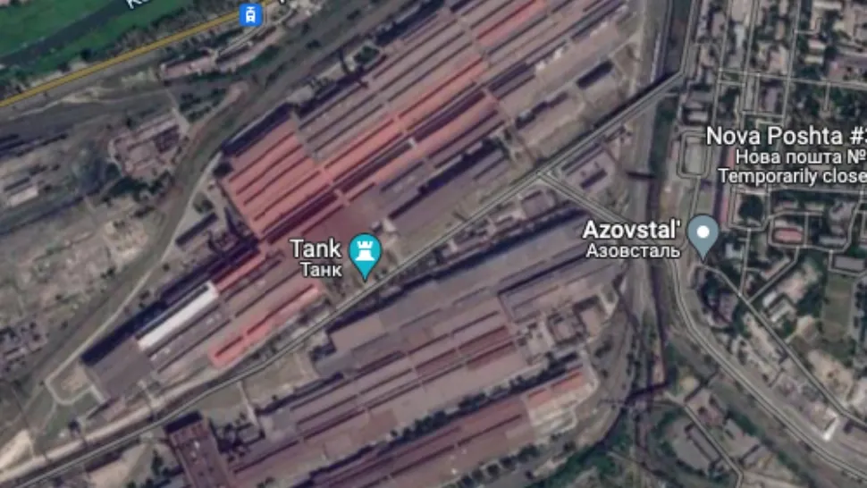 Imagine aeriană Azovstal
