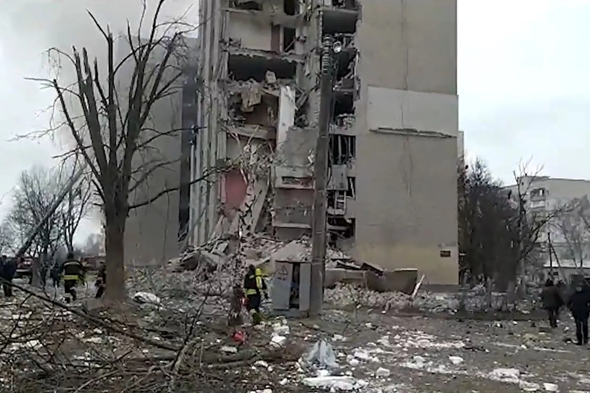 Orașul Cernihiv, puternic bombardat de ruși. Foto/ProfiMedia