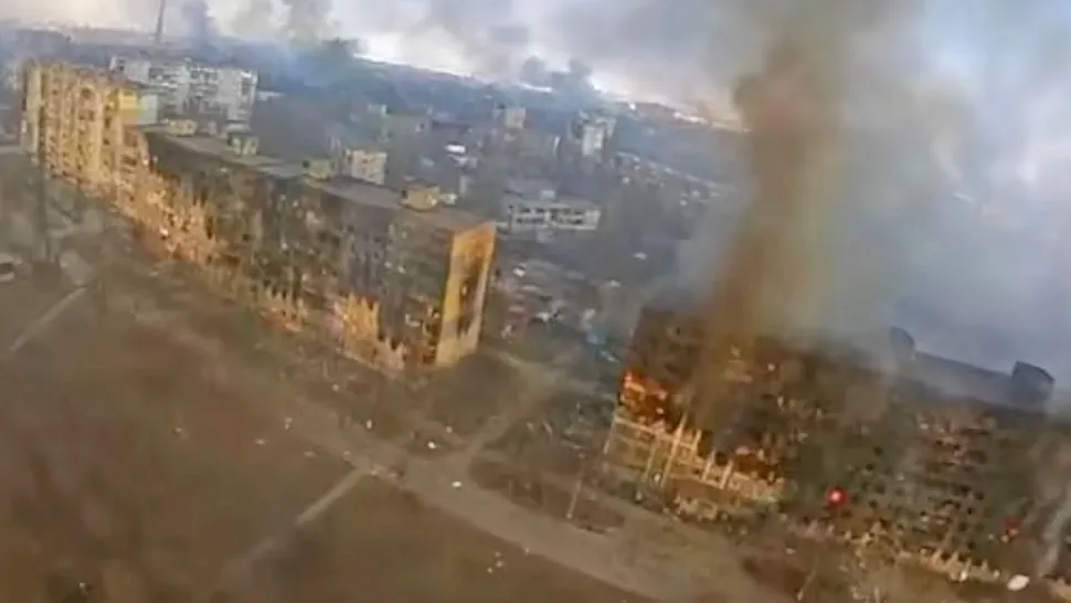 Război Ucraina-Rusia. Orașul Mariupol, devastat de bombardamente Foto: Profi Media