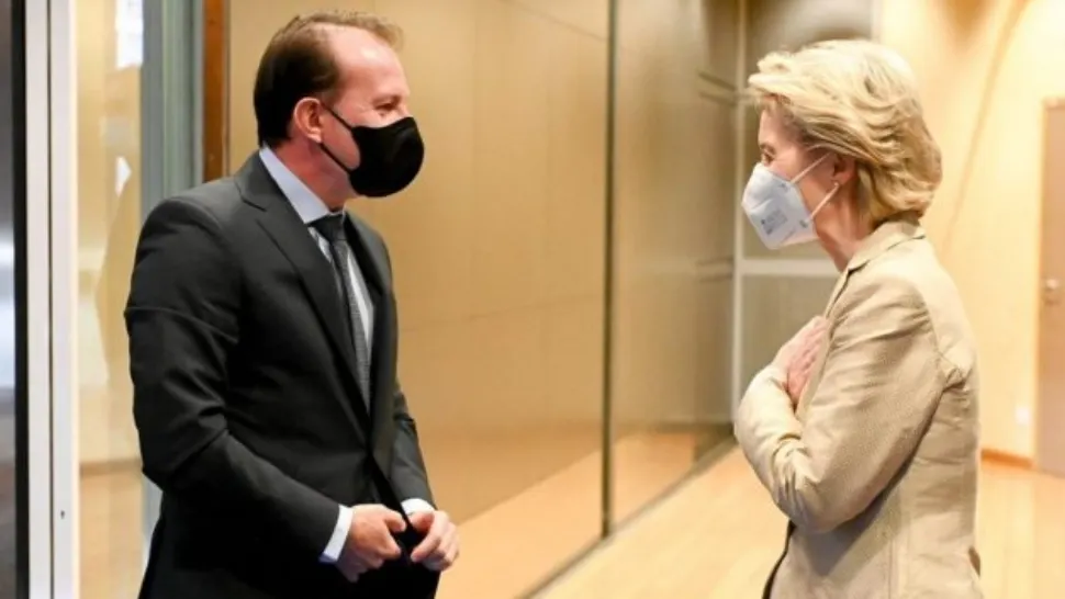 Florin Cîțu și Ursula von der Leyen