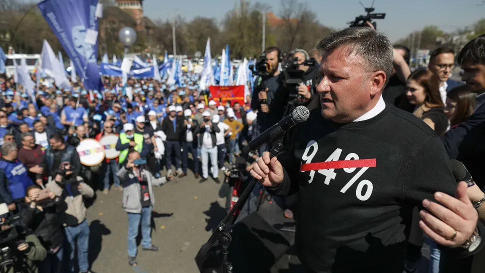 Marius Budăi, ministrul Muncii Foto: INQUAM/Octav Ganea