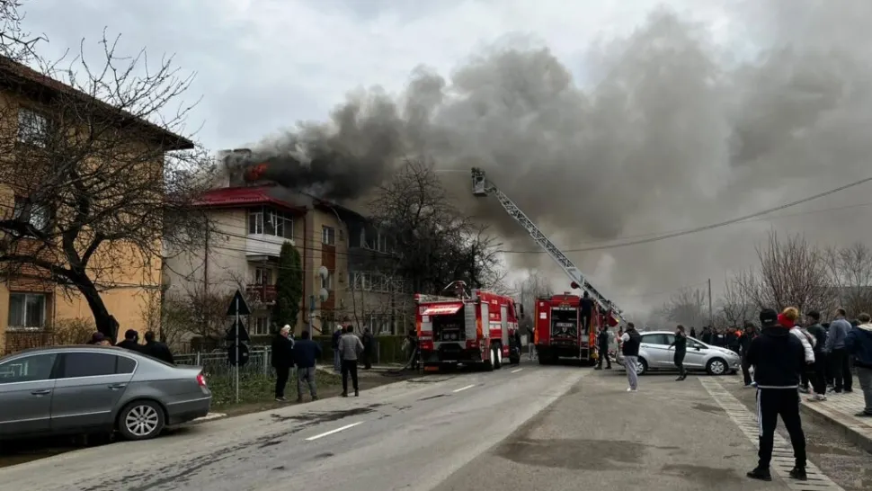 Incendii în lanț în județul Iaşi