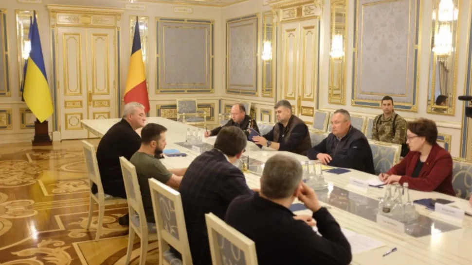 Nicolae Ciucă, Marcel Ciolacu au fost MARȚI în Ucraina Foto: gov.ro