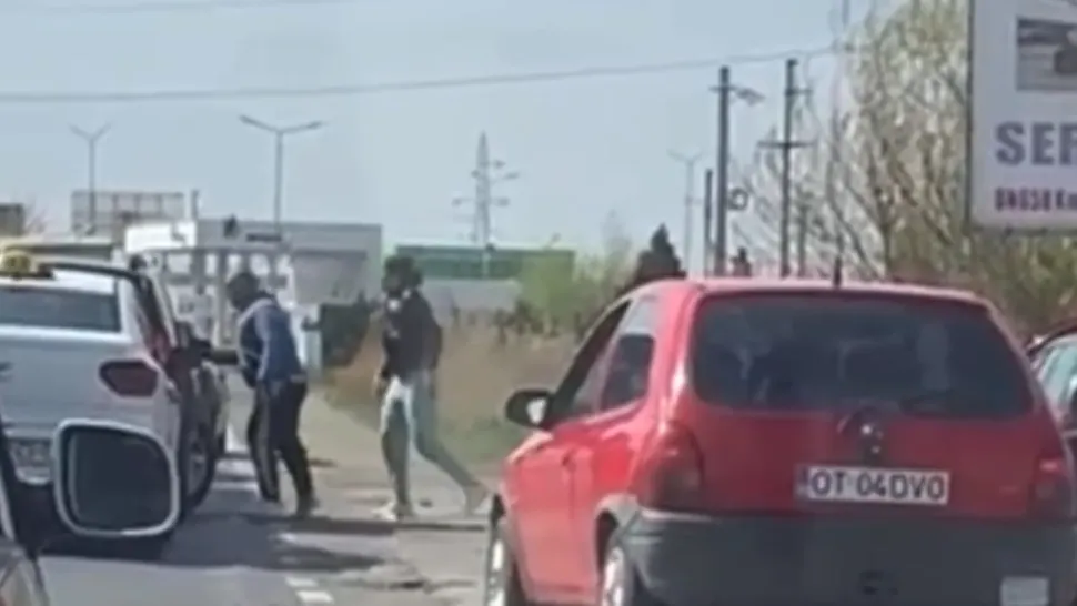 trafic, incident in trafic, sofer linsat, pitesti