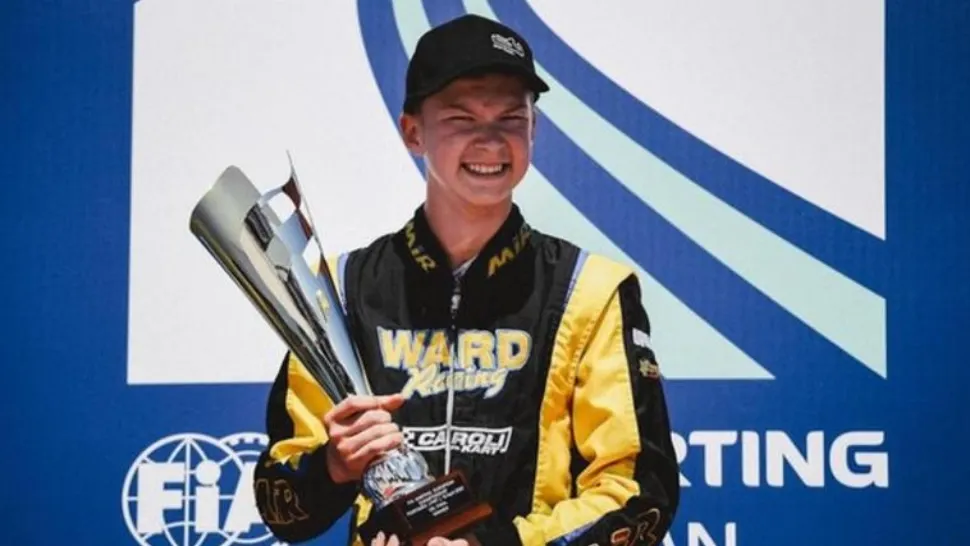 Pilotul rus de karting Artem Severiukhin a făcut salutul nazist pe podiumul de premiere