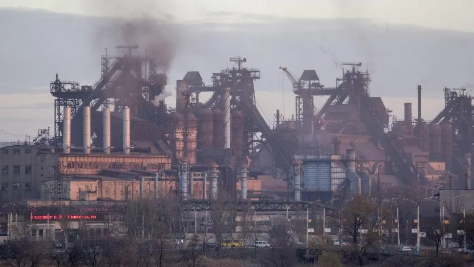Platforma Azovstal, refugiu pentru rezistența ucraineană. Foto/Profimedia
