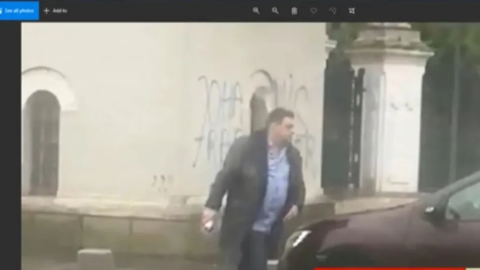 SCANDAL la Cotroceni: „Iohannis trădător!” - Hărțuitorul lui Băsescu a vandalizat sediul președinției