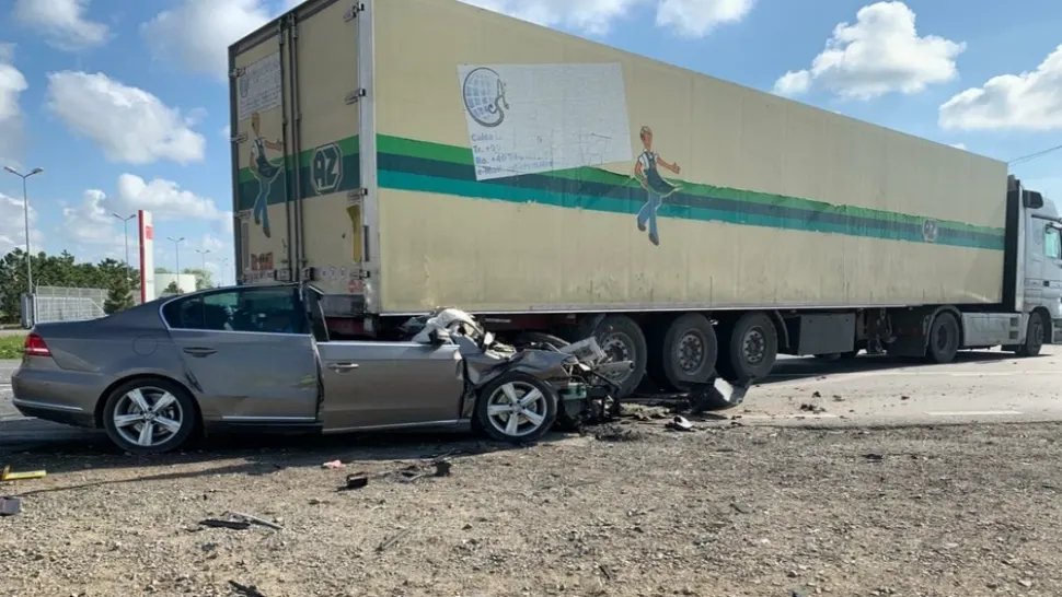 Accident mortal pe DN 2B