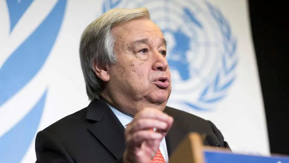 Antonio Guterres, secretarul general al ONU
