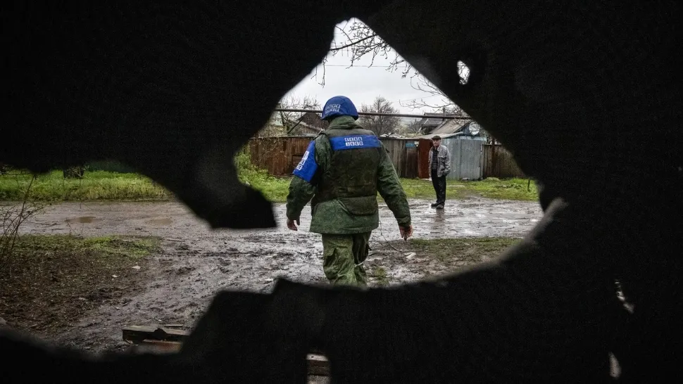 Soldați, în regiunea Luhansk, aflată sub controlul Rusiei / Foto: Profi Media