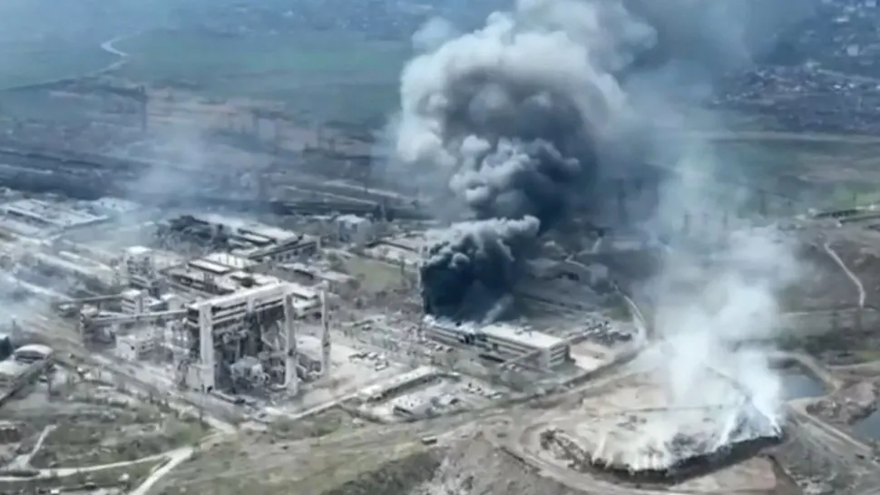 Combinatul Azovstal din Mariupol, după asediul rușilor Foto: Profi Media
