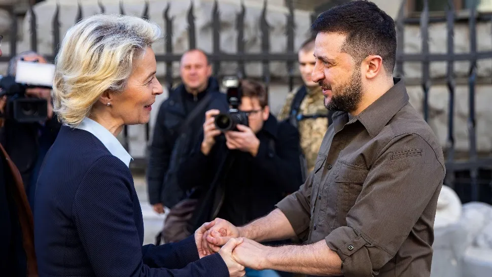 Șefa CE promite un ajutor substanțial Ucrainei. Foto/Profimedia
