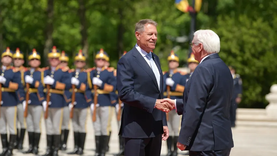 Klaus Iohannis și Frank-Walter Steinmeier, președintele Germaniei / Foto: Administrația Prezidențială