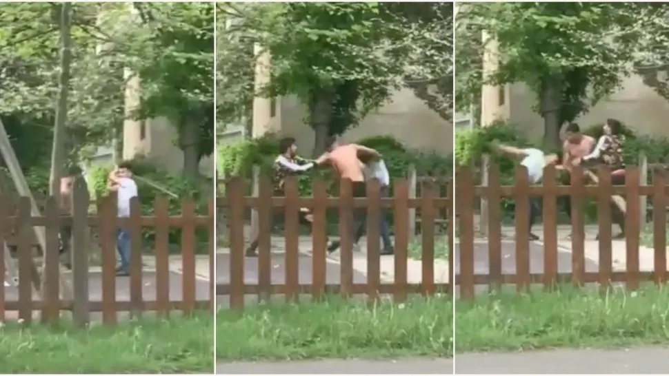 Bătaie generalizată între adolescenți. Foto/Actualimm