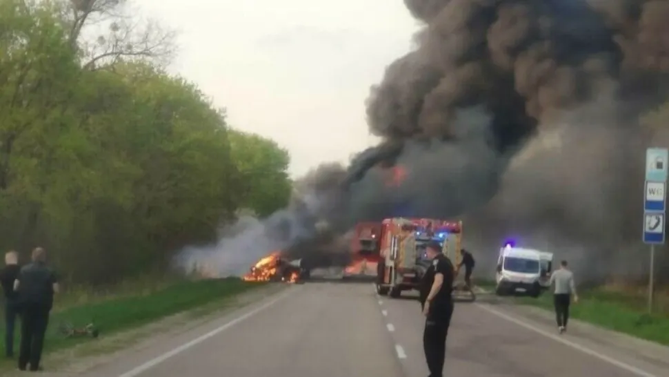 Accident in Ucraina