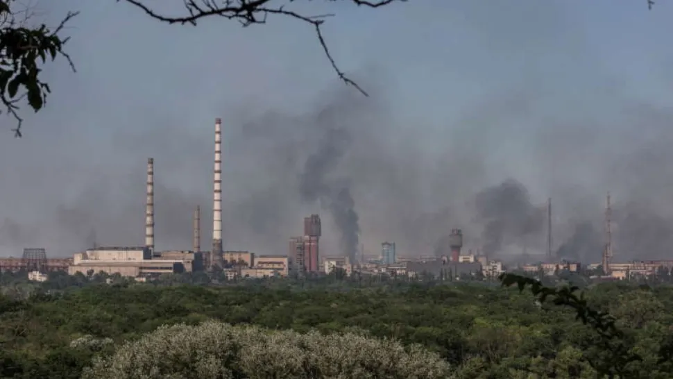 Incendiu de amploare în Severodoneţk