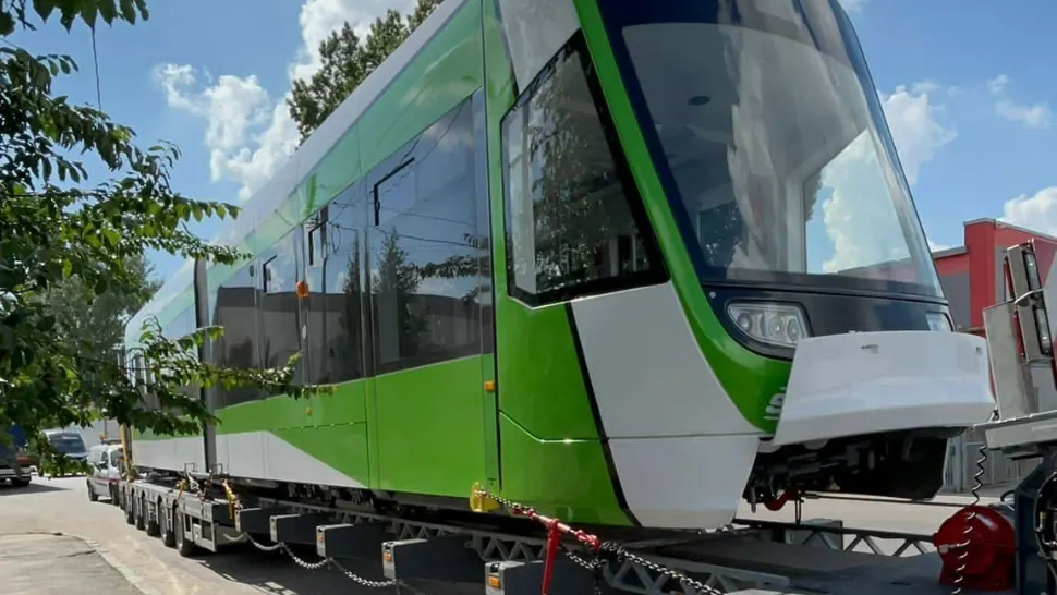 Noile tramvaie de la Astra Vagoane Arad Foto: Asociația Metrou Ușor