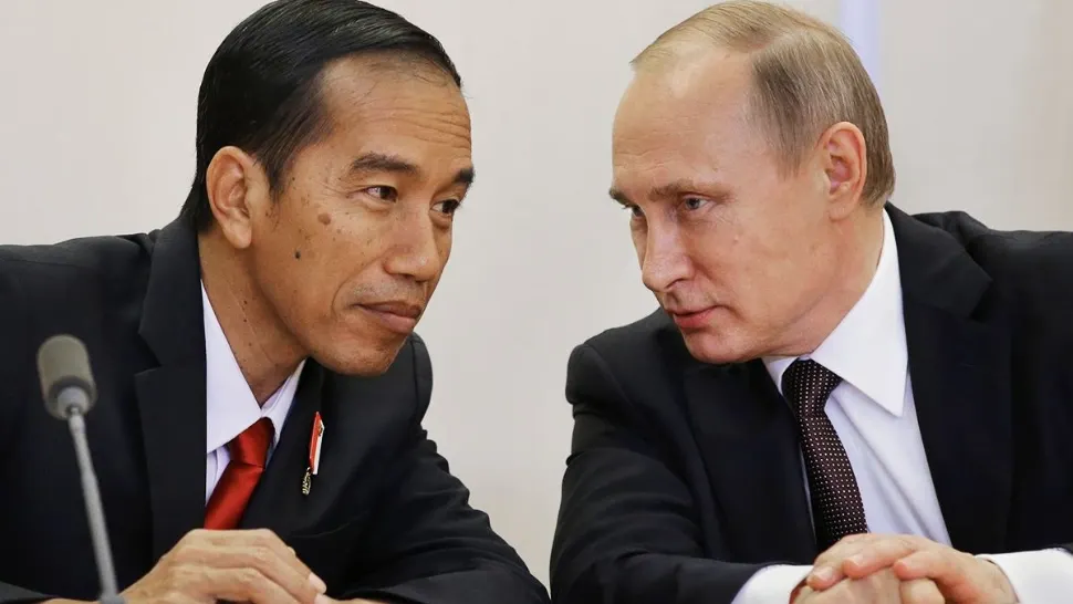 Joko Widodo și Vladimir Putin / Foto: NEXTA Twitter