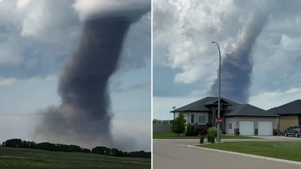 O tornadă a măturat un oraș. Imagini de coșmar în urma fenomenului extrem - VIDEO/GALERIE