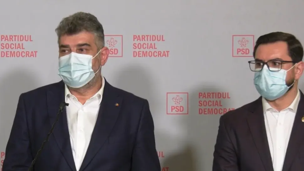 Marcel Ciolacu și Adrian Chesnoiu