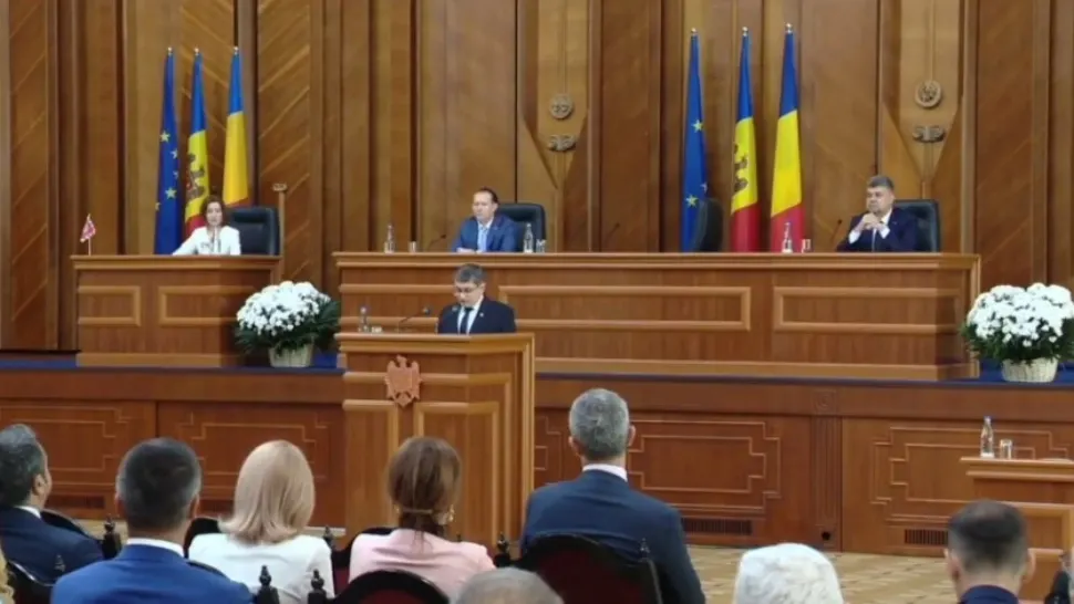 Deputații români și moldoveni, ședință comună la Chișinău. Maia Sandu : Contăm pe sprijinul şi ajutorul României în aderarea la UE - VIDEO