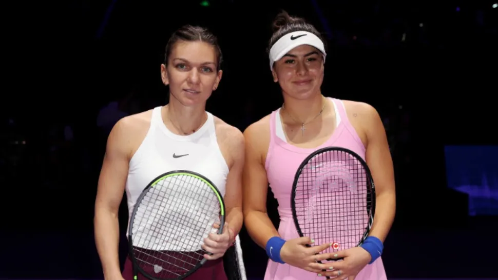 Simona Halep si Bianca Andreescu