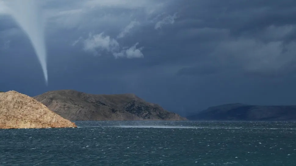 Tornadă pe Marea Neagră. Foto/Profimedia