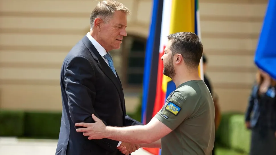 Klaus Iohannis în Ucraina / Sursa foto: Profi Media