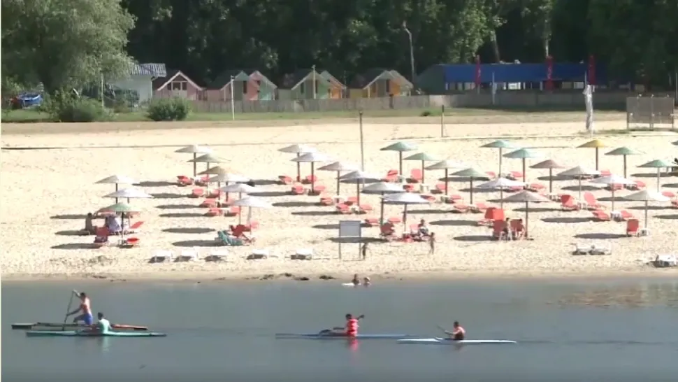 Plajă Dunăre/ Captură video