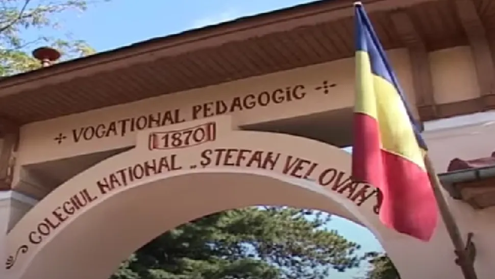 Colegiul Pedagogic Ștefan Velovan din Craiova/ Captură video