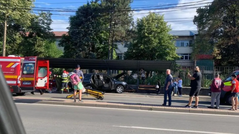 Accident Baia Mare/ Captură foto emaramures.ro
