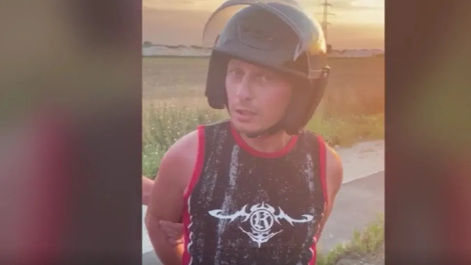 Bărbatul care a atacat două femei, în Capitală / Captură video