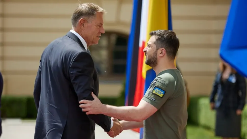 Klaus Iohannis si Volodimir Zelenski