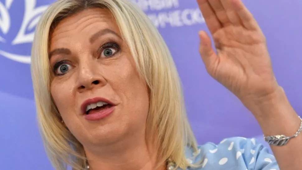 Maria Zaharova, purtător de cuvânt MAE rus,  îl acuză pe Joe Biden de atac terorist al SUA la Nord Stream Foto: Profi Media