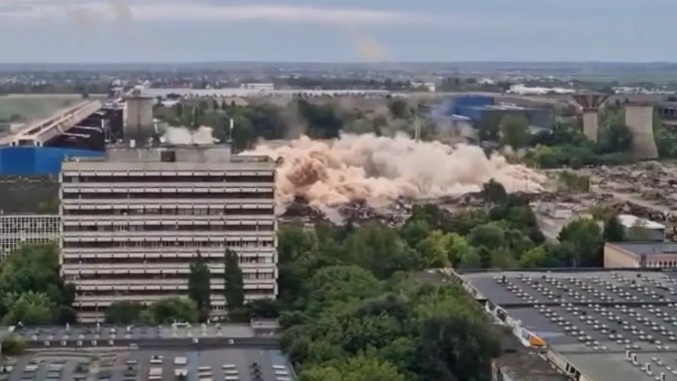 Demolarea turnurilor IMGB | Fostul șef al Gărzii de Mediu: S-a depășit de 7 ori concentrația maximă de praf - VIDEO