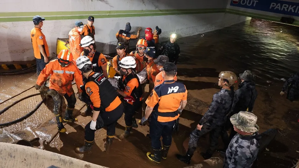 Bilanțul taifunului din Coreea de Sud / Foto: Profi Media