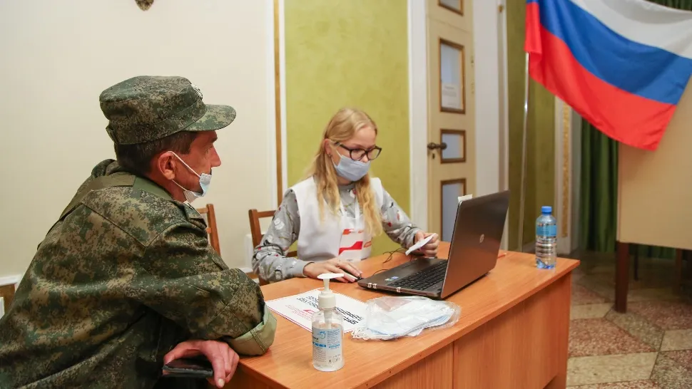 Tabăra „DA” în referendumurile ruse din Ucraina revendică o victorie zdrobitore. Foto/Profimedia