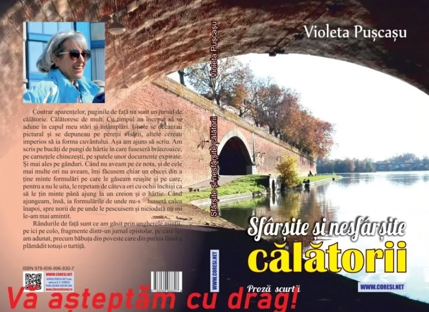 "Sfârșite și nesfârșite călătorii" - Violeta Pușcașu, lansare de carte