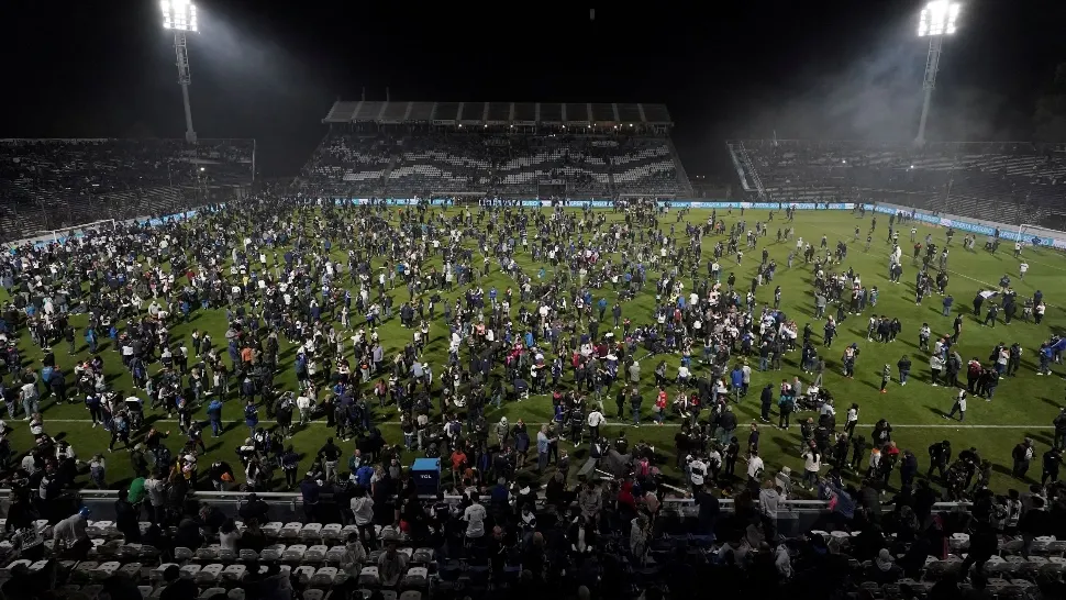 Incident meci Gimnasia-Boca Juniors / Foto: Twitter TRT World Now