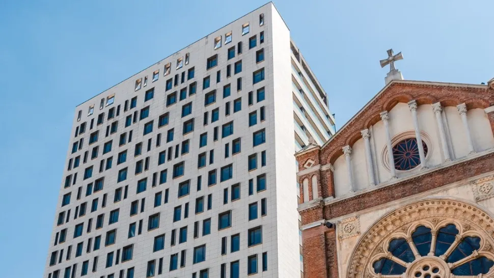 Cathedral Plaza /Facebook Nicușor Dan