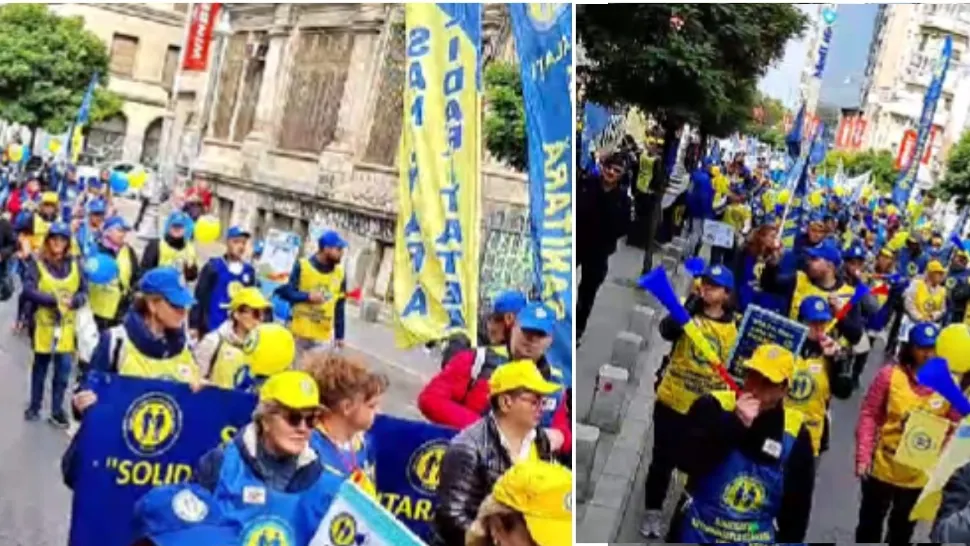 Protestul sărăciei în București. Mii de oameni în stradă, se îndreaptă spre Piața Revoluției - VIDEO