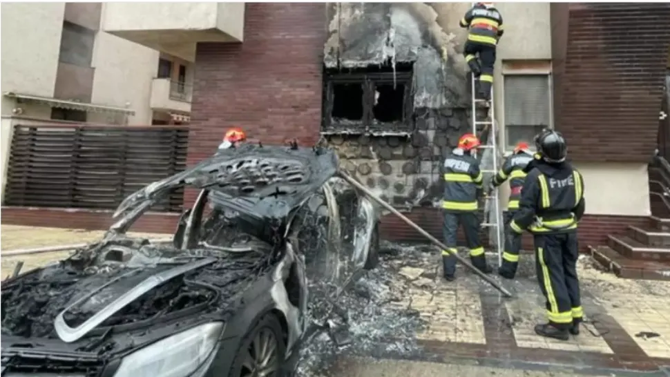 Incendiu mașină Capitală