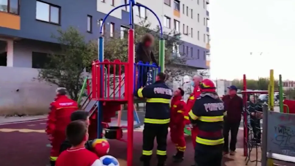 Incident parc/ Captură video