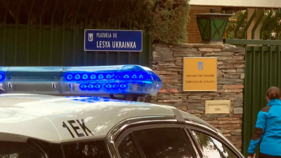 EXPLOZIE la Ambasada Ucrainei din Madrid - Spania a activat planul antiterorism - Unde a fost plasată BOMBA