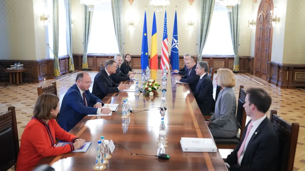 Klaus Iohannis si secretarul de stat al SUA