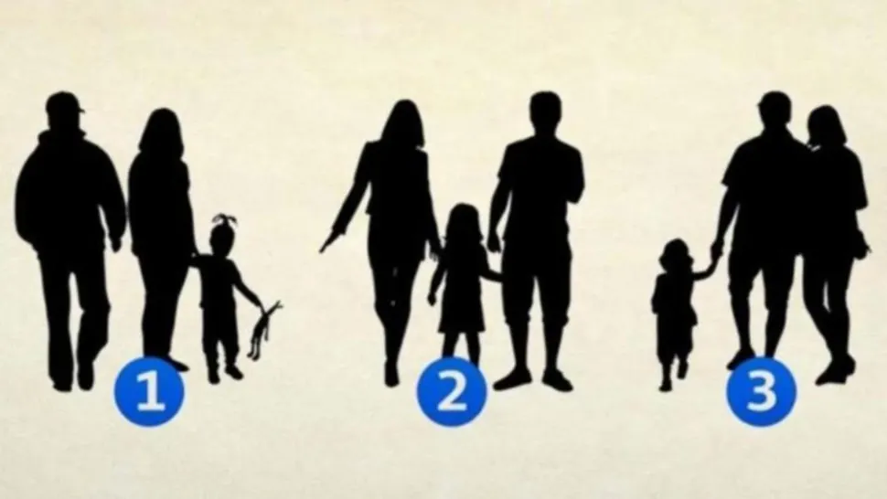 Cel mai dureros test psihologic: trădează adevăruri ascunse. Ce imagine NU reprezintă o FAMILIE?