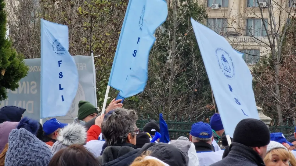 Proteste educație / Foto: Facebook FSLI
