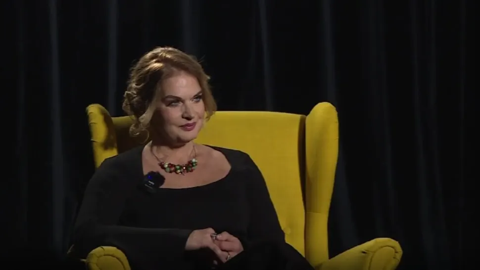 Actrița Manuela Hărăbor