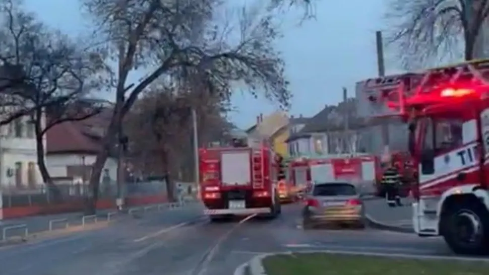 Incendiu la secţia de pediatrie a Spitalului din Timișoara